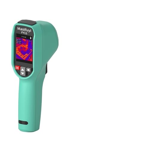 TIEOAXFT Cámara termográfica infrarroja FY12, medidor de paletas de 15 Colores de 240x240 píxeles for reparación, PCB, detección de tuberías, Temperamento portátil