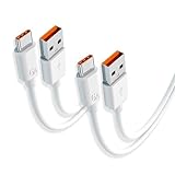 Câble de charge rapide flexible et solide de haute qualité : notre câble de charge rapide USB C blindé est fabriqué en matériau puissant et durable de haute qualité, flexible et solide. La résistance de traction intégrée de 56 KΩ rend le câble USB de type C sûr à utiliser et prolonge sa durée de vie. N'ayez pas peur de tirer lors de la charge et de provoquer le desserrage de la ligne interne et ne peut pas fonctionner. Après d'innombrables tests de traction et de flexion pour garantir que la qualité de nos produits résiste à l'épreuve des temps.