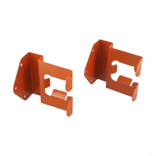 Wall Mounted Tool Rack 2 Pack for Garage Storage Heavy Duty Steel Organizer Suitable for Lawn Trimmers Rakes Shovels and More - Image 7
