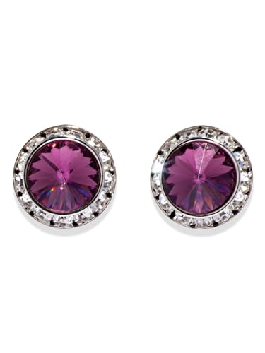 Dasha 17mm Pierced Crystal Performance Earrings3