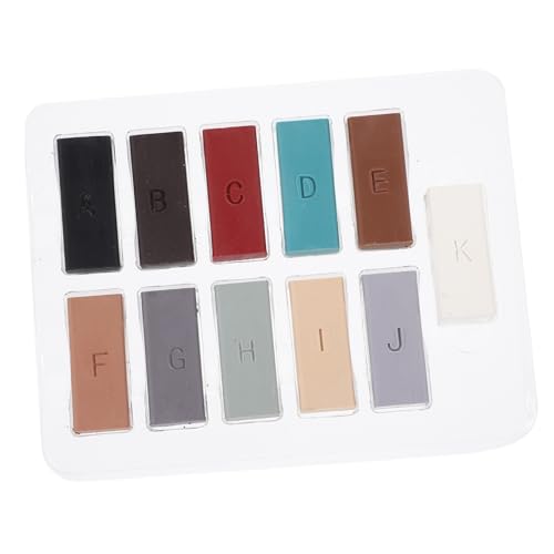FRCOLOR 1Set Manual Floor Furniture Repair Kit Tile Repair Repair for Scratches Cracks Durable Wax Blocks for Wood Laminate Tile Restoration