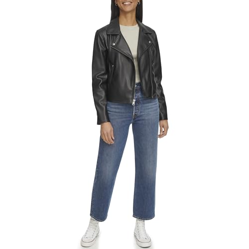 Levi's Women's Smooth Faux Leather Moto (Standard and Plus Sizes)4