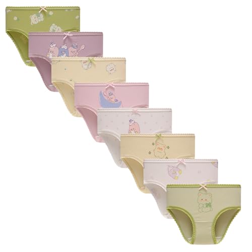 Image of benetia Girls' Underwear Soft Cotton 6-8 Pack