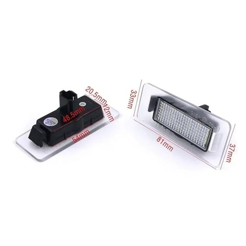 Conjunto lámpara LED en forma número con 18 diodos de alta potencia para Kia Forte 5