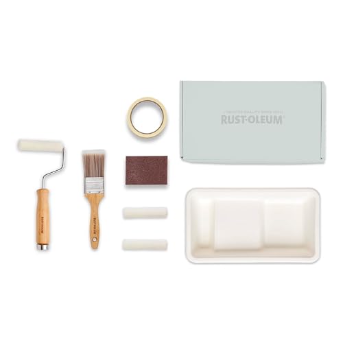 Rust-Oleum Ready to Roll - Eco Paint Kit (Small) - Kitchen Tile Gloss Delicate Greys