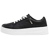zapatillas levis almayer ii Smooth leather Levi\'s Sneakers 232335, Zapatillas Mujer, Black, 40 EU