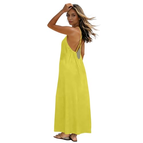 Robe longue dos nu fleurie pour célébrer la liberté de l'été