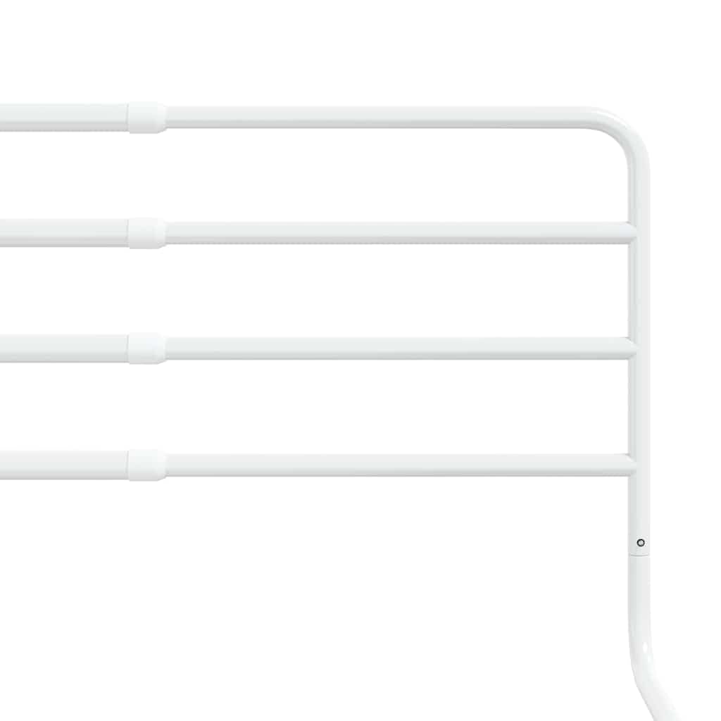 vidaXL Sponda Letto di Sicurezza per Bambini (76-137) x55 cm in Ferro
