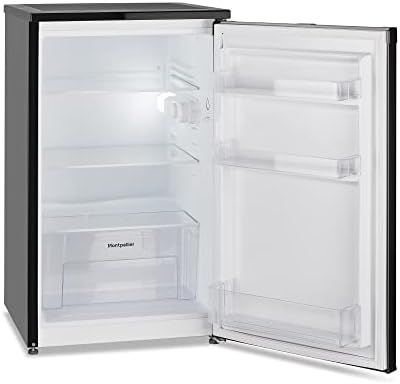 Montpellier MLA48BK 48cm Undercounter Freestanding Larder Fridge in White (Black)