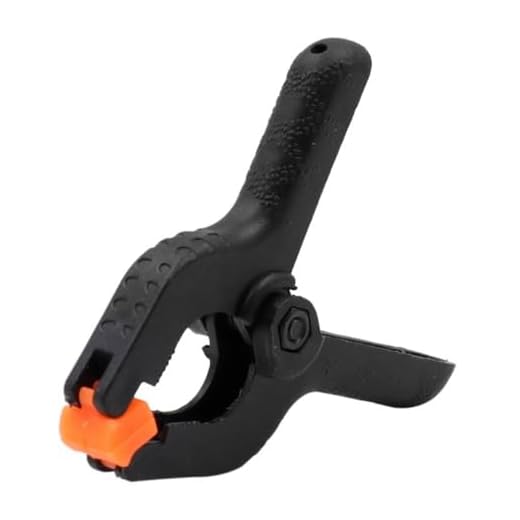 Joinery Clips 1Pc DIY Woodworking Tools Spring Clamp Colorful Nylon Toggle Hand Vise(1pc black)