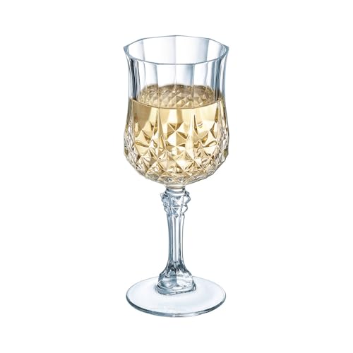 ECLAT 14440 Coffret de 6 Verres à Pied 25 cl-Longchamp, Transparent
