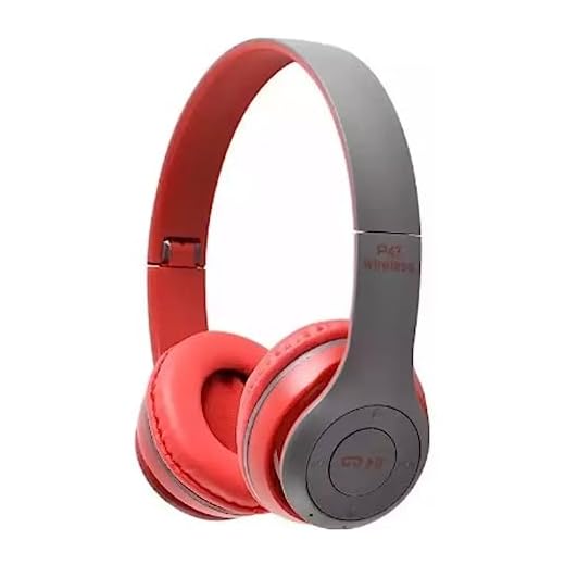 Fone de Ouvido Bluetooth (Vermelho)