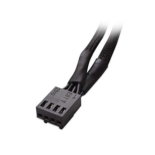 Cable Matters Pacco da 2 Cavo di Ventola Splitter 4 Pin 1 a 2 PWM – 4 Pollici