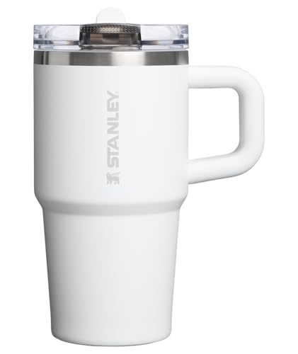 Image of STANLEY Quencher ProTour Flip Straw Tumbler with Leakproof Lid 20 oz | Built-In Straw & Handle | Cupholder Compatible for Travel | Insulated Stainless Steel Cup | BPA-Free | Frost