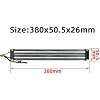 220V 2000W constant temperature PTC ceramic air heater Insulated 336A2 380 * 50mm