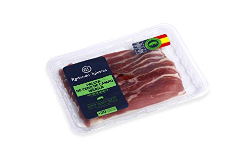 Paleta de Cebo de Campo Ibérica. 50% raza iberica. 12 Bandejas de 80g