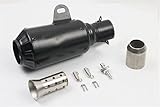 Silencieux D'échappement De Moto 51MM Pièces Course Pour Dukati 696 848 Pour Tmax 500 530 Crf 230 Pour Vespa Nc750x Silencieux arrière(Type A3)