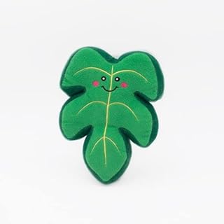 ZippyPaws - Dog Toy Squeakie Pattiez - Monstera Leaf