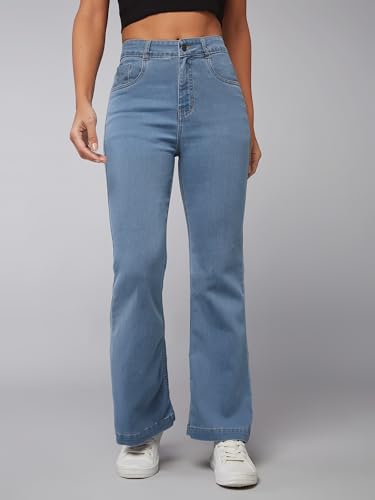 Image of Dolce Crudo Women's High Waist Straight Fit Jeans