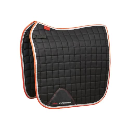 Tapis de dressage Weatherbeeta Therapy Tec haut de gamme en taille Full noir argent