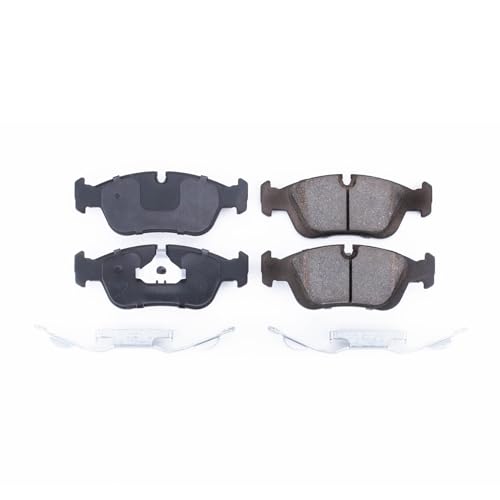 Image of PowerStop Front Brake Pads for BMW 318i 1991-98 |318is 1991-98 |318ti 1995-98 |320i 2001-05 |323Ci 2000 |BMW 323i 1998-00 - Z17 Ceramic Brake Pads with Installation Hardware, 17-558
