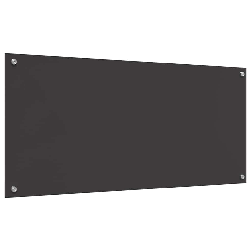 Generisch Küchenrückwand 2 pcs Dunkelgrau 110 x 50 cm Gehärtetes Glas,Heim Garten,Küche Esszimmer,Küchenhelfer -utensilien-3415507
