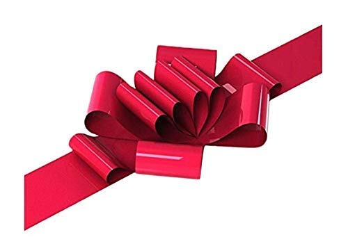 UrbanRed Big Red Bow for Car - Car Bow Giant Red - 23"