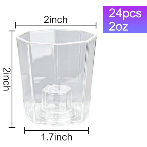 Jtwking HU-XI-201 Light Up Shot Glasses Set Of 24 Party Favors Adults Shot Cups For Party Led Flash Light Up Drinking Glasses Glow In The Dark Shot Glasses For Birthday Christmas Halloween Weddings Festivals Etc thumb #6