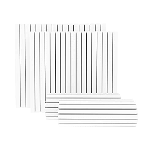 Garage Smith GWP08 Garage Wall Protector Foam Column Corner Guard for Parking Garages - Wall Edge Protector - Corner Edge and Bumper Guards (4-Pack White)