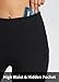 BALEAF Women's Soft Biker Shorts High Waist Workout Gym Spandex Yoga Running Compression Tummy Control Pockets 8