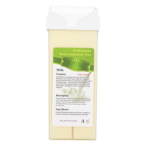 Roll On Wax, Wax Roller 100G Hair Removal Roll On Wax Body Leg Chest Arm Bikini Armpit Depilatory Wa