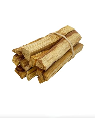 LAVERNE Premium Palo Santo Sticks From Peru 10 Sticks 100% Natural Sacred Wood Hand-Harvested for Stress Relief Energy Cleansing Sleep Support Insect Repellent