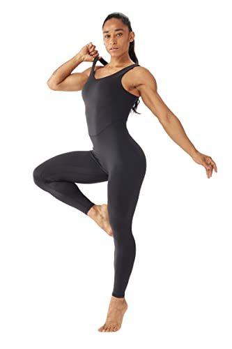 Image of LOVESOFT Workout Jumpsuits for Women Sleevesless Bodycon Backless Unitard