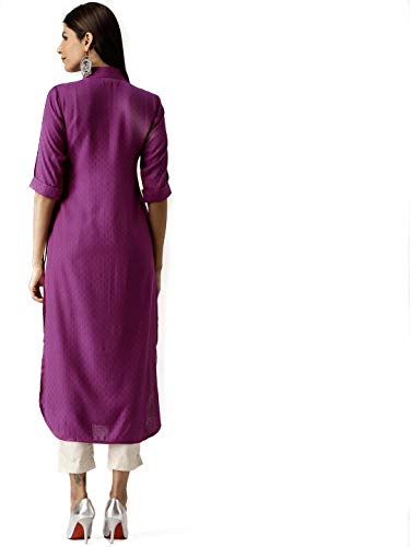 Image of AnjuShree Choice Women's Viscose Regular Stitched Kurta