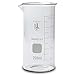 250ml Beaker, Tall Form, 3.3 Borosilicate Glass, Double Scale, Graduated, Karter Scientific 213F8 (Pack of 12)