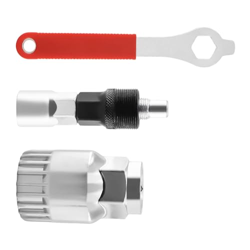 クランクプーラーとボトムブラケットリムーバーツールセットバイクメカニックとプロの自転車クランクプーラー用