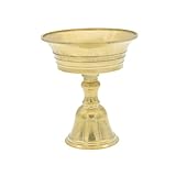  YNuth Butterlampe Öllampe Licht Kerzenhalter Teelichthalter Messing Vintage Dekor