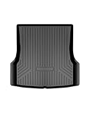 Mixsuper Models Rear Cargo Liner 3D TPO Durable Odorless All Weather Trunk Floor Mat for Tesla Model S