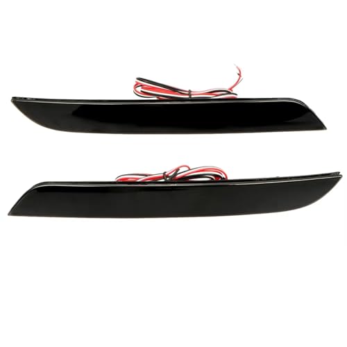 Réflecteur de pare-chocs arrière noir pour BMW Série 5 F10 F11 F18 d i