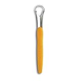 Jetpik Stainless Steel Tongue Cleaner, Orange Color Handle