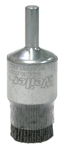 Image of Weiler 86102 3 /4 inch Burr-RX Coated Cup End Brush, .026 /120CG Crimped Fill, Made in the USA (Pack of 10)