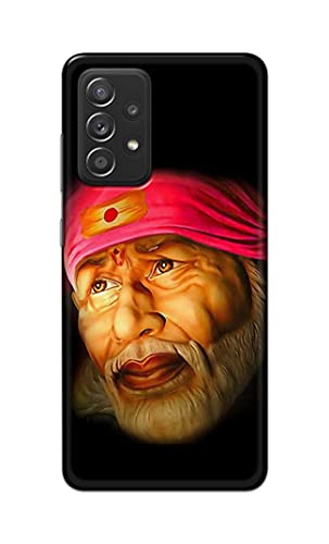 Image of PRINTFIDAA Sai Baba Lord Shiridi Great God Hinduism Religious Hard Back Cover for Samsung Galaxy A52 / A52 5G (6.5 inch) Back Cover -(P6) KAT1002