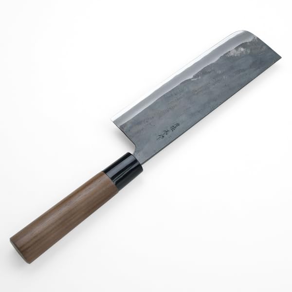 Amazon | 包丁 土佐火造り鍛造黒打 菜切 青紙スーパー 165mm