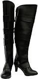 MINGCHUAN Cosplay Boots Shoes for Black Butler Undertaker