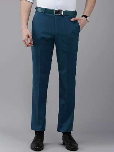Image of Jack and Jini Formal Pant for Men. Regular Fit, Lightweight, Flat Front, Premium Cotton Polyester Blend Fabric. Office, Party and Casual Wear. Non Stretchable.