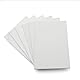 Exerz 10x15cm Malkarton 6 stk - Weiße Leinwandpanel 0.3cm dick 280GSM 100% Baumwolle - Kunstleinwandtafel für Acrylfarben, Ölfarben - Dreifach Grundiert/Ohne Säure/Mittelkörnig