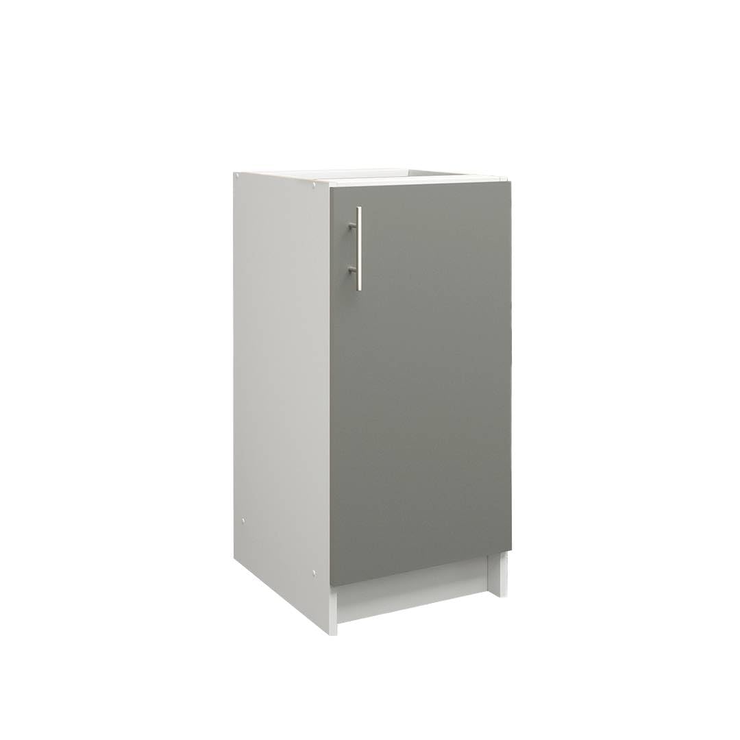 JD Greta Fixed Height 400mm Kitchen Base Cabinet Floor Unit (Without Worktop) – Grey Matt — image 1