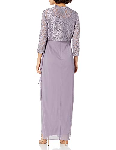 Image of Alex Evenings Women's Empire Waist Bolero Jacket Dress (Petite and Regular Sizes) - Close Out