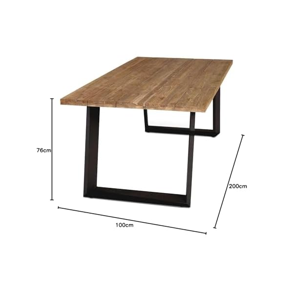 OUTLIV. Vido Gartentisch Recyceltes Teakholz