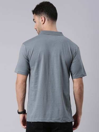 Image of Classic Polo Men's Half Sleeve Polo Neck Authentic Fit Solid Cotton T-Shirt